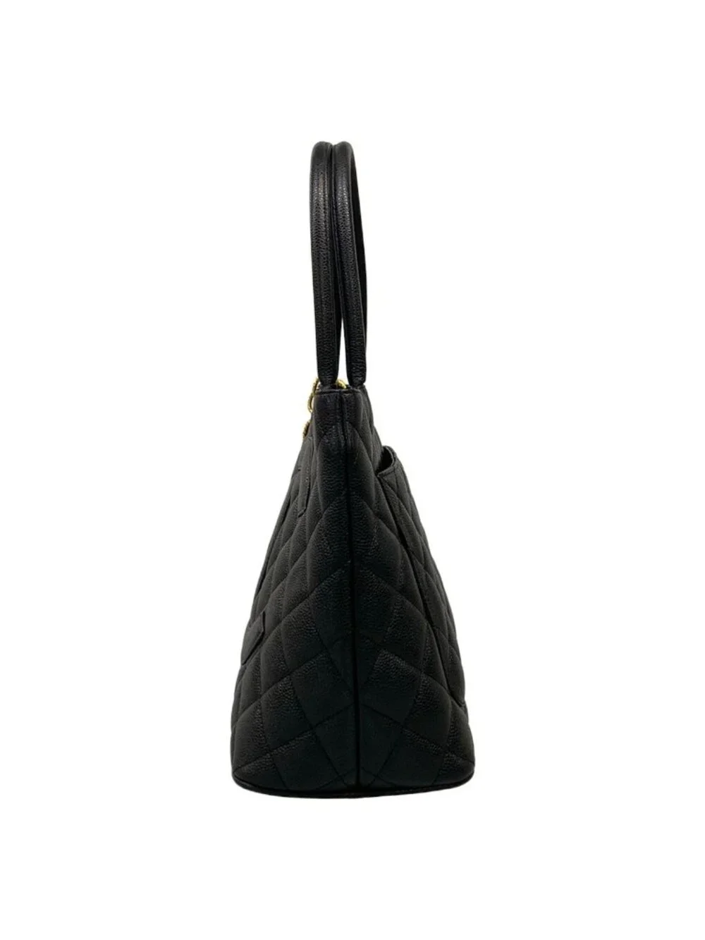Chanel Tote Bag Reissue Black Gold